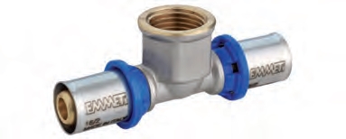 EQUAL TEE WITH FEMALE BRANCH