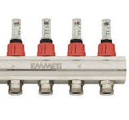 EMMETI FLOW MANIFOLDS, NO EXTRA PORT, FOR USE ON HIGH TEMPERATURE SIDE FOR RADIATOR ZONES